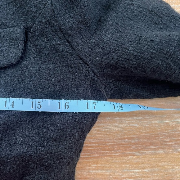 Monteau Black Textured Blazer small - Picture 5 of 7